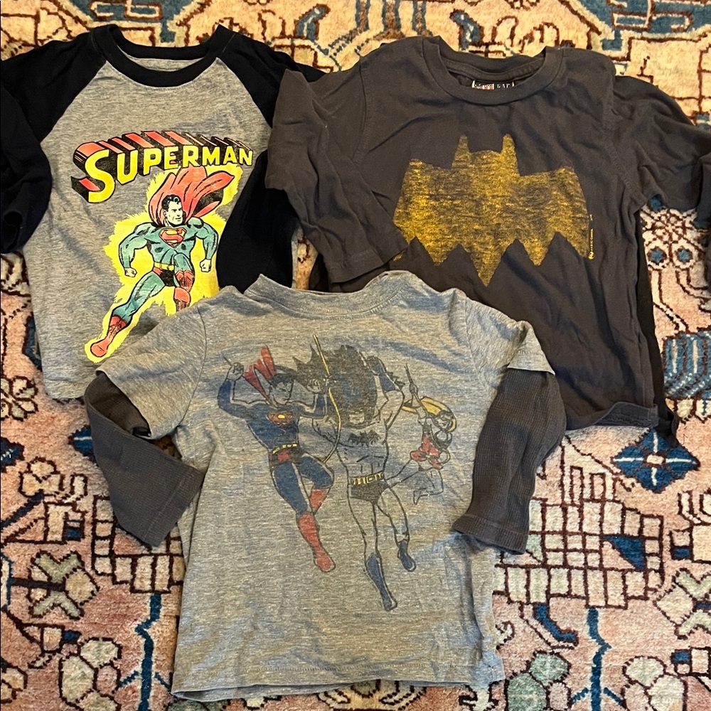 GAP Superman and Batman Graphic Tees